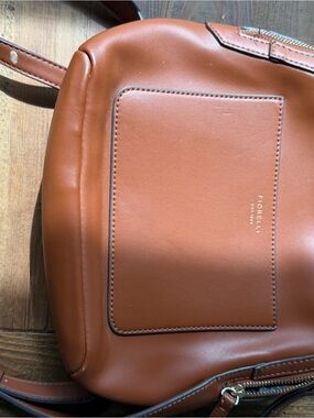 Fiorelli Tan Leather Compact Backpack for Men